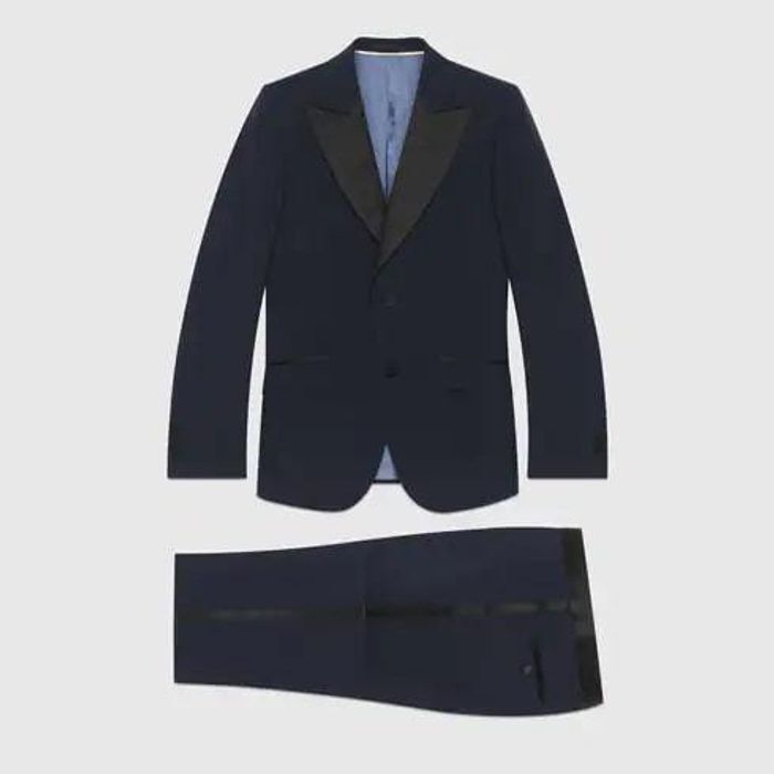 GUCCI フィットシルエット モヘア ウール タキシード