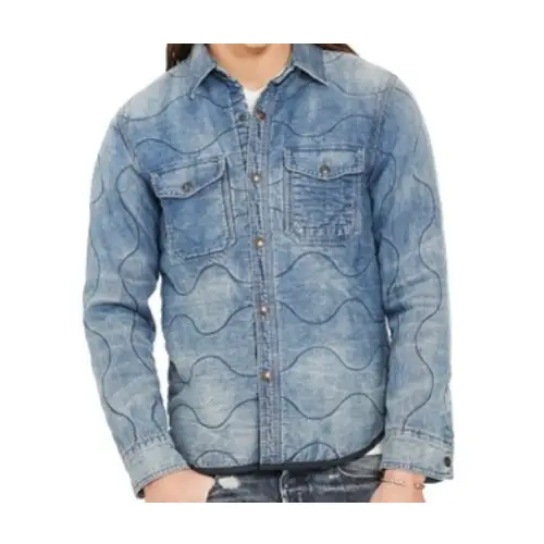 Denim & Supply キルテッド デニム シャツ ジャケット