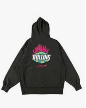 ROLLINGCRADLE ALL FIRED UP ZIP HOODIE
