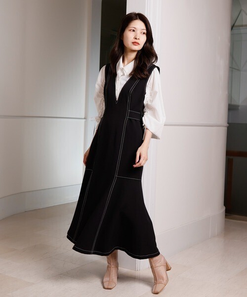 LADYMADE サイドベルトマーメイドジャンスカ