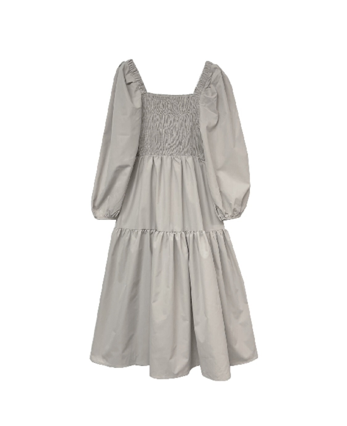 SAAAGE boutique ボリュームスリーブシャーリングワンピース