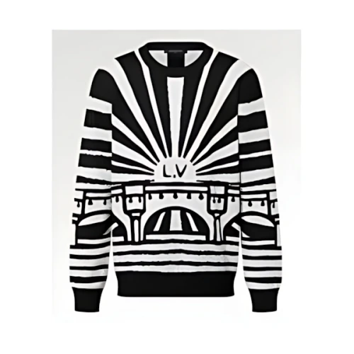 LOUIS VUITTON メリノウールジャカードプルオーバー