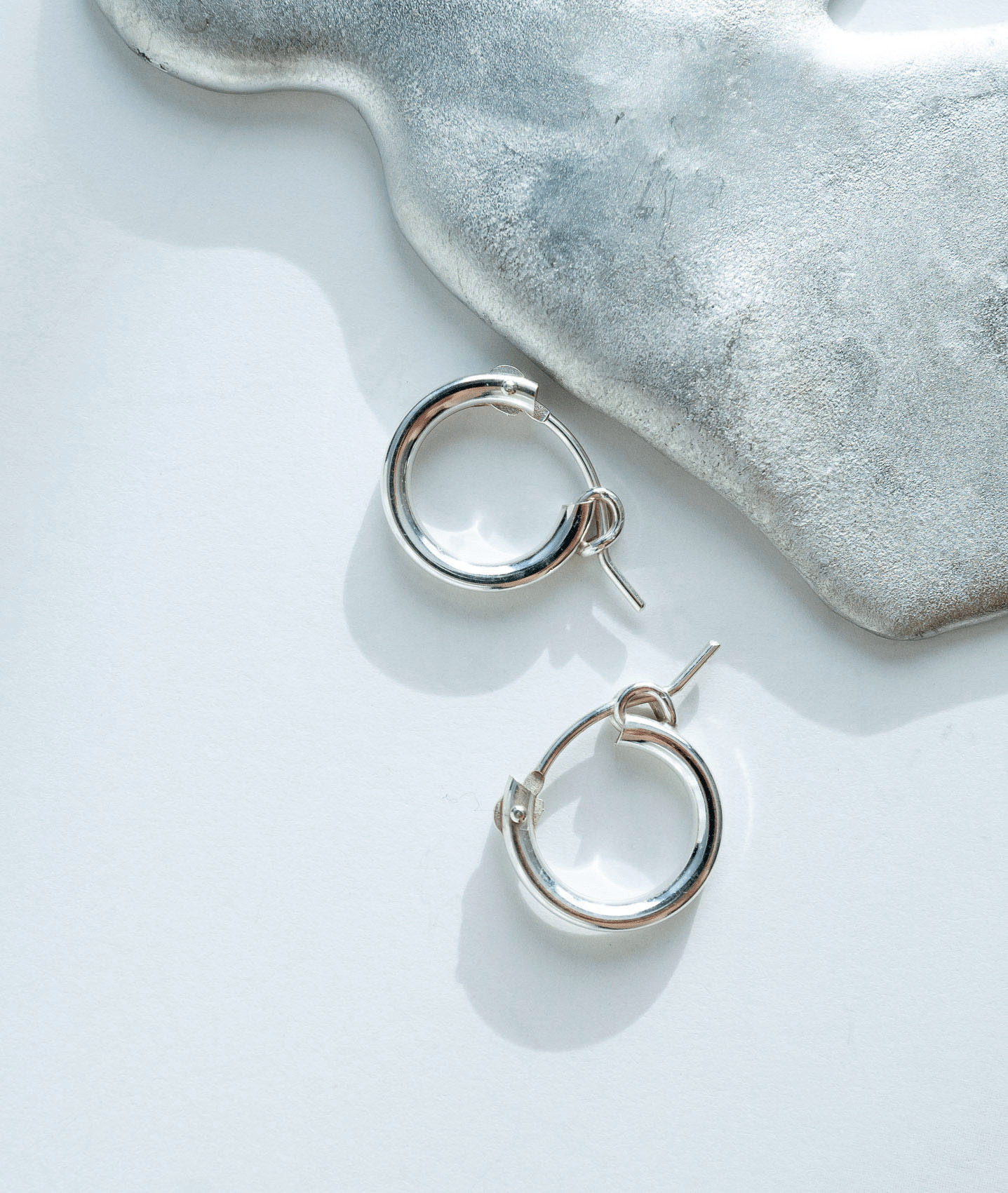 Meach. Meach.【PI118】SLVER925 / シンプルフープピアス