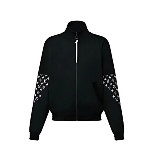 LOUIS VUITTON モノグラムアクセント ニットジャケット