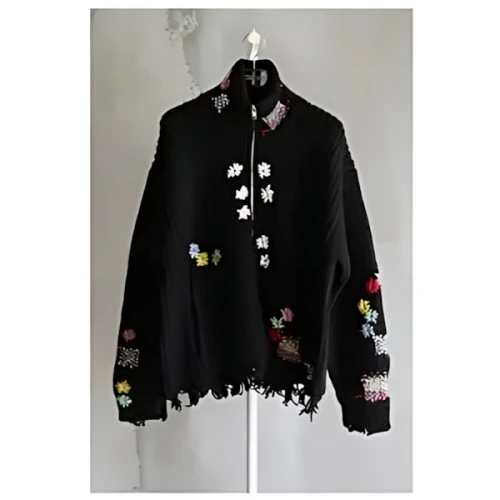 Doublet DARNING CUT OFF DRIVERS KNIT WEAR