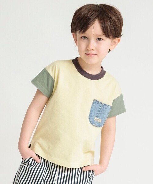branshes デニムポケット半袖Tシャツ
