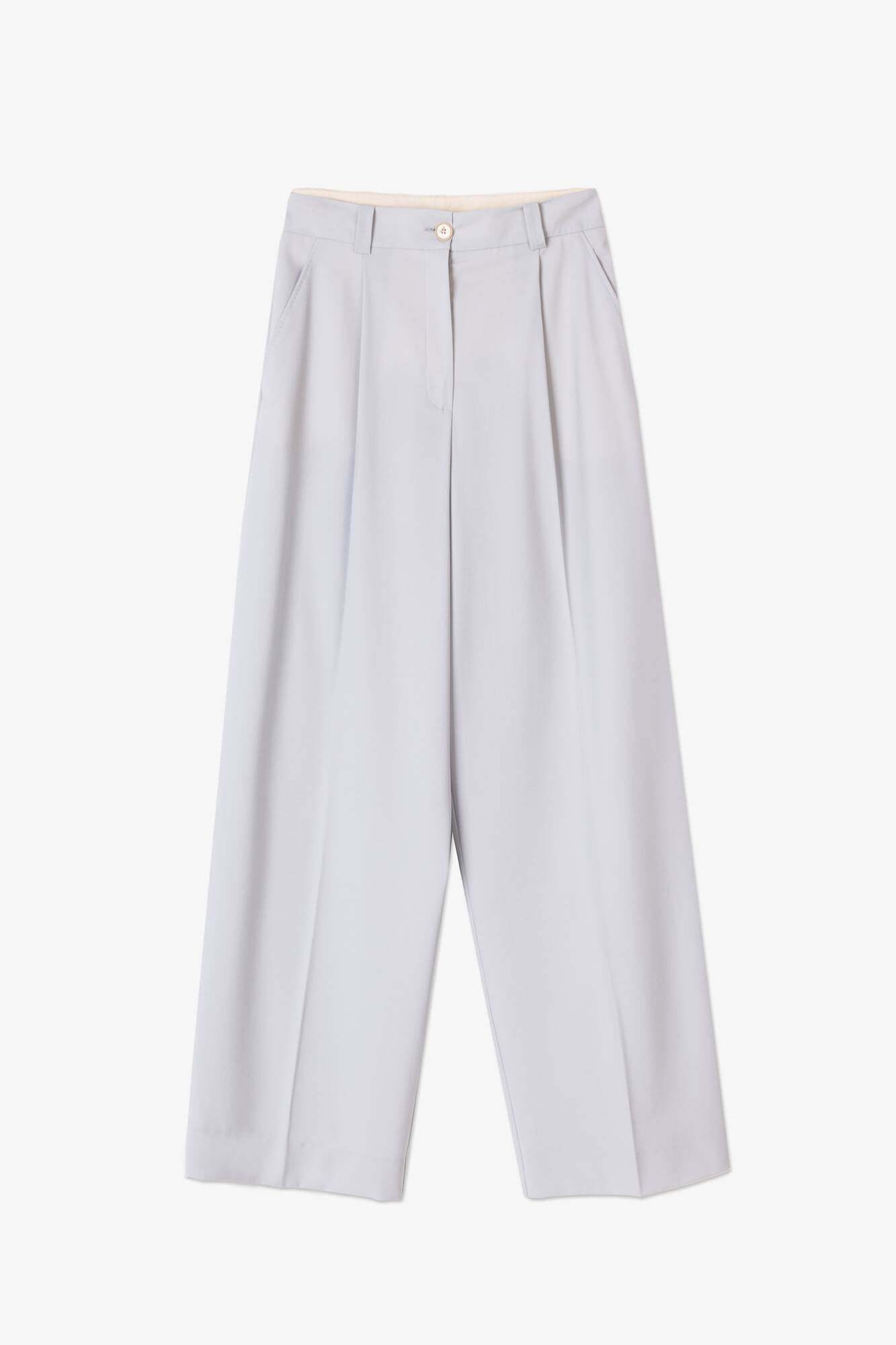 ALYSI WIDE LEG TAILORED TROUSERS