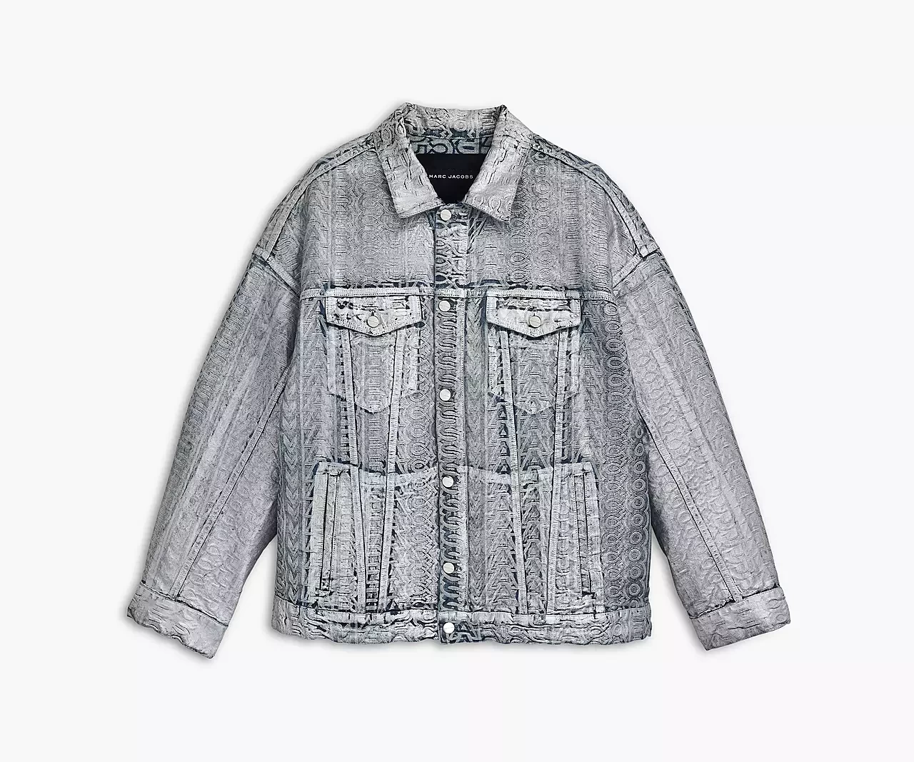 MARC JACOBS モノクロマチック モノグラム デニム ビッグ トラッカー