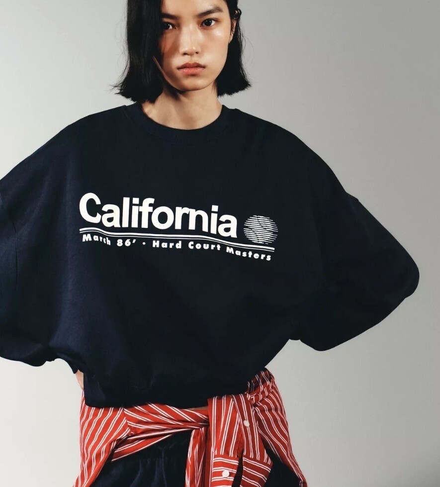 ZARA テキストスウェットシャツ
