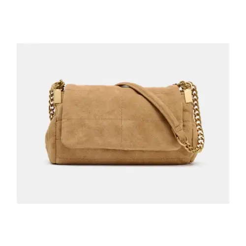 ZARA レザーショルダーバッグ