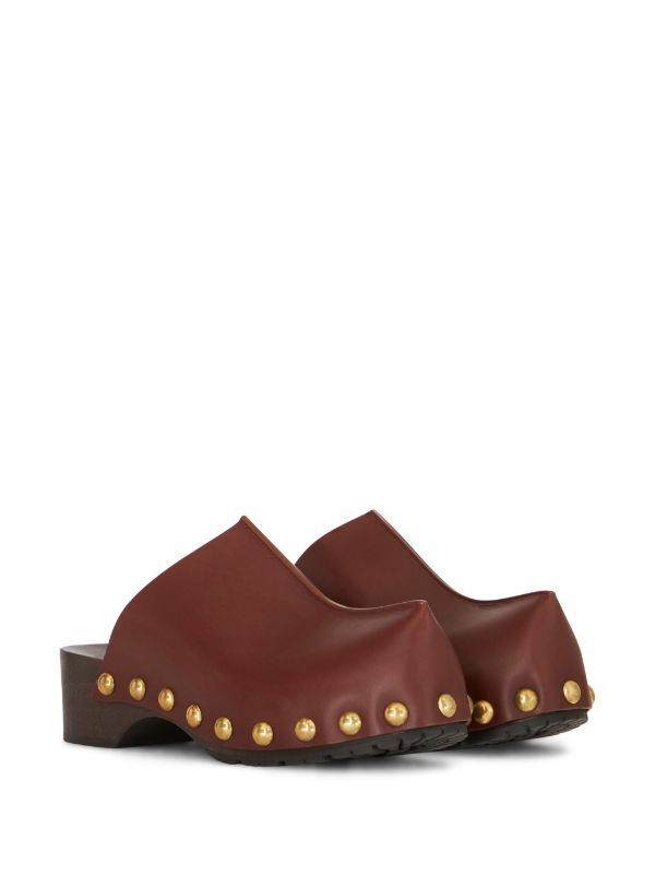 ETRO Studded Leather Clogs