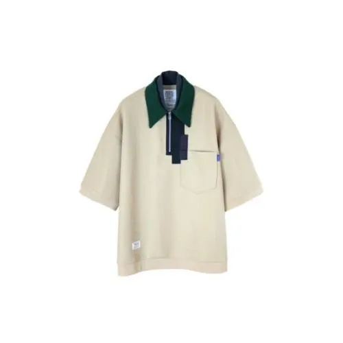 elephant TRIBAL fabrics CONVENIENCE DOUBLE COLLAR POLO SHIRT