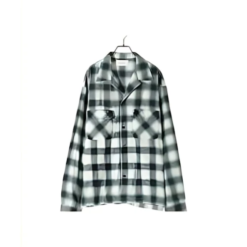 UNUSED US2338 CHECK OPEN COLLAR SHIRTS