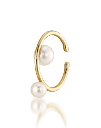 STAR JEWELRY PEARL EAR CUFF