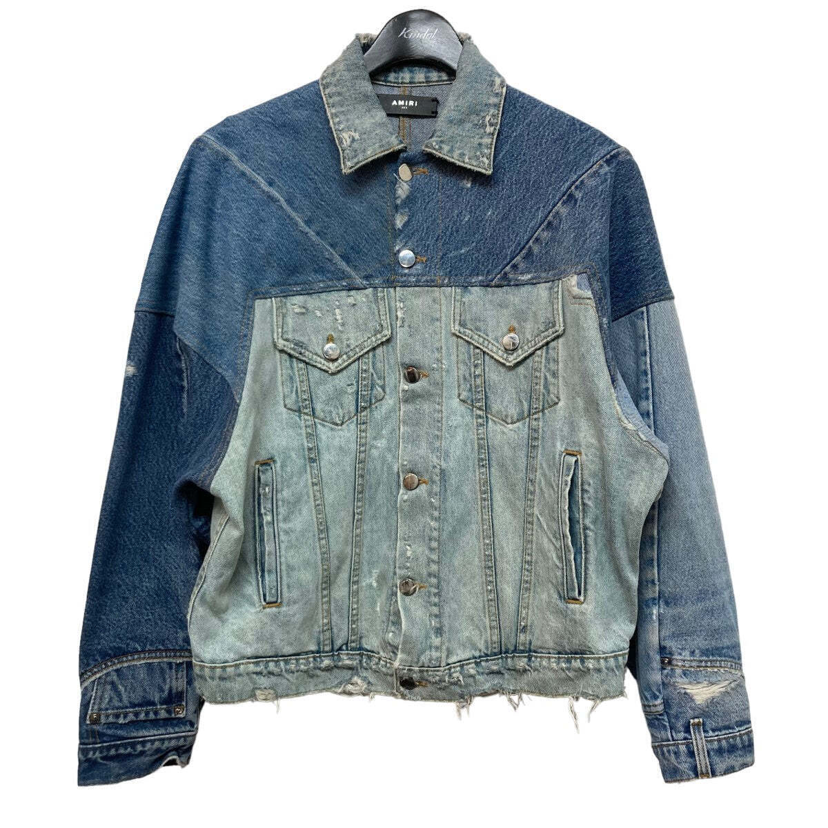 AMIRI ダメージ加工再構築デニムジャケット