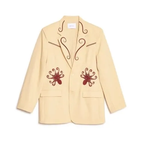 Sister Jane Helios Embroidered Single Breasted Blazer