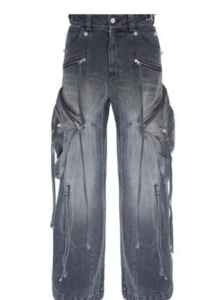 SURGERY oblique cargo jeans