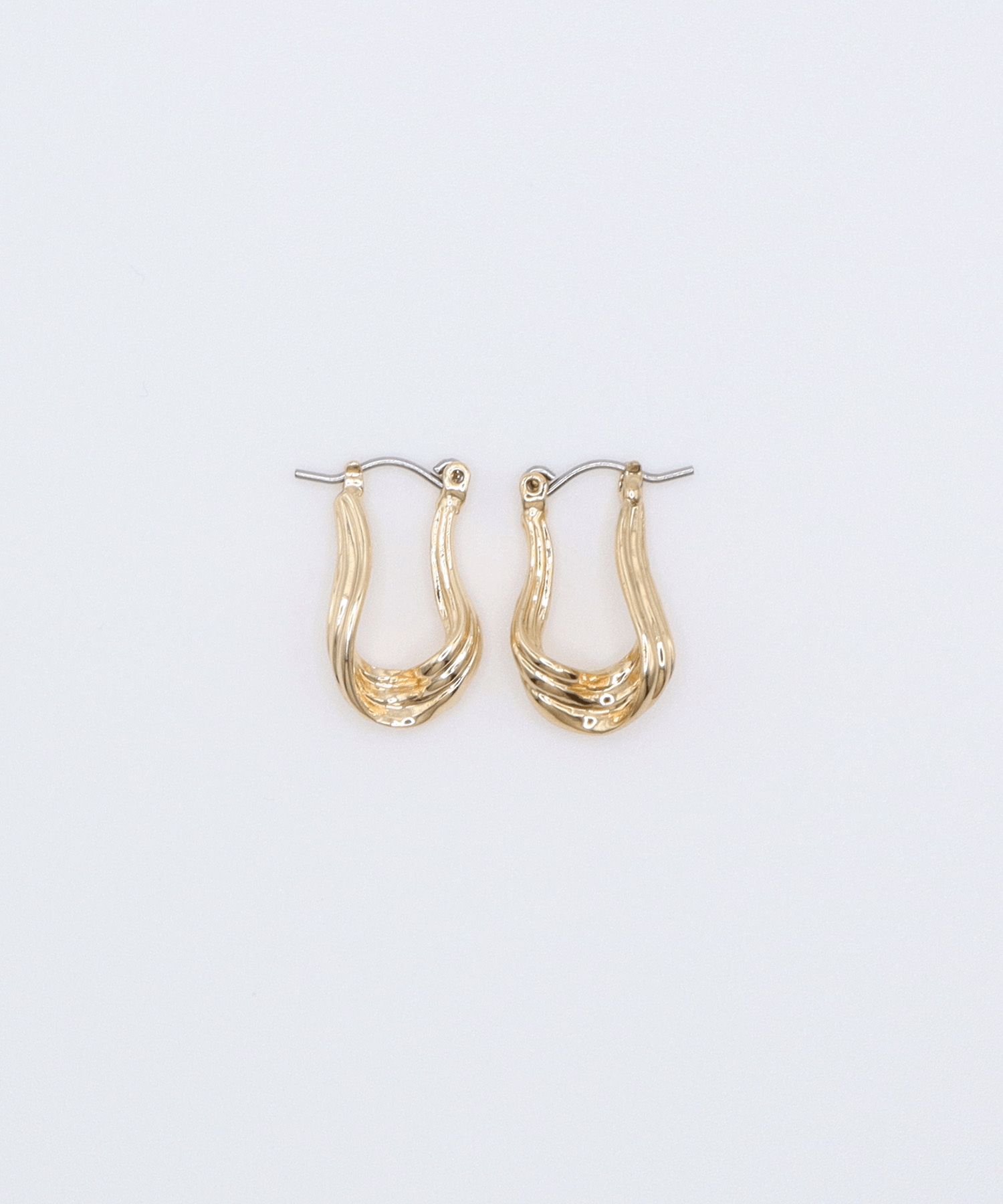 VATSURICA 〈L1151P3〉ニュアンス メタル フープ ピアス