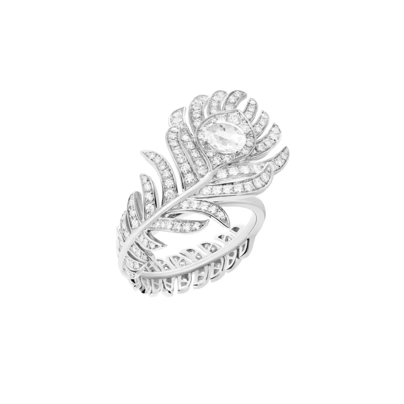 BOUCHERON PLUME DE PAON プリュム ドゥ パオン リング スモール