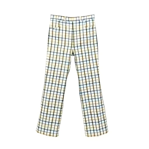 FARAH PANTS SOUVENIR CHECK / GREEN