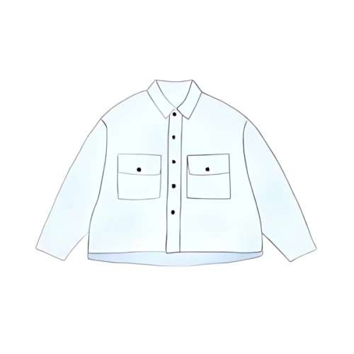 ANCELLM CHAMBRAY SHIRTS JACKET