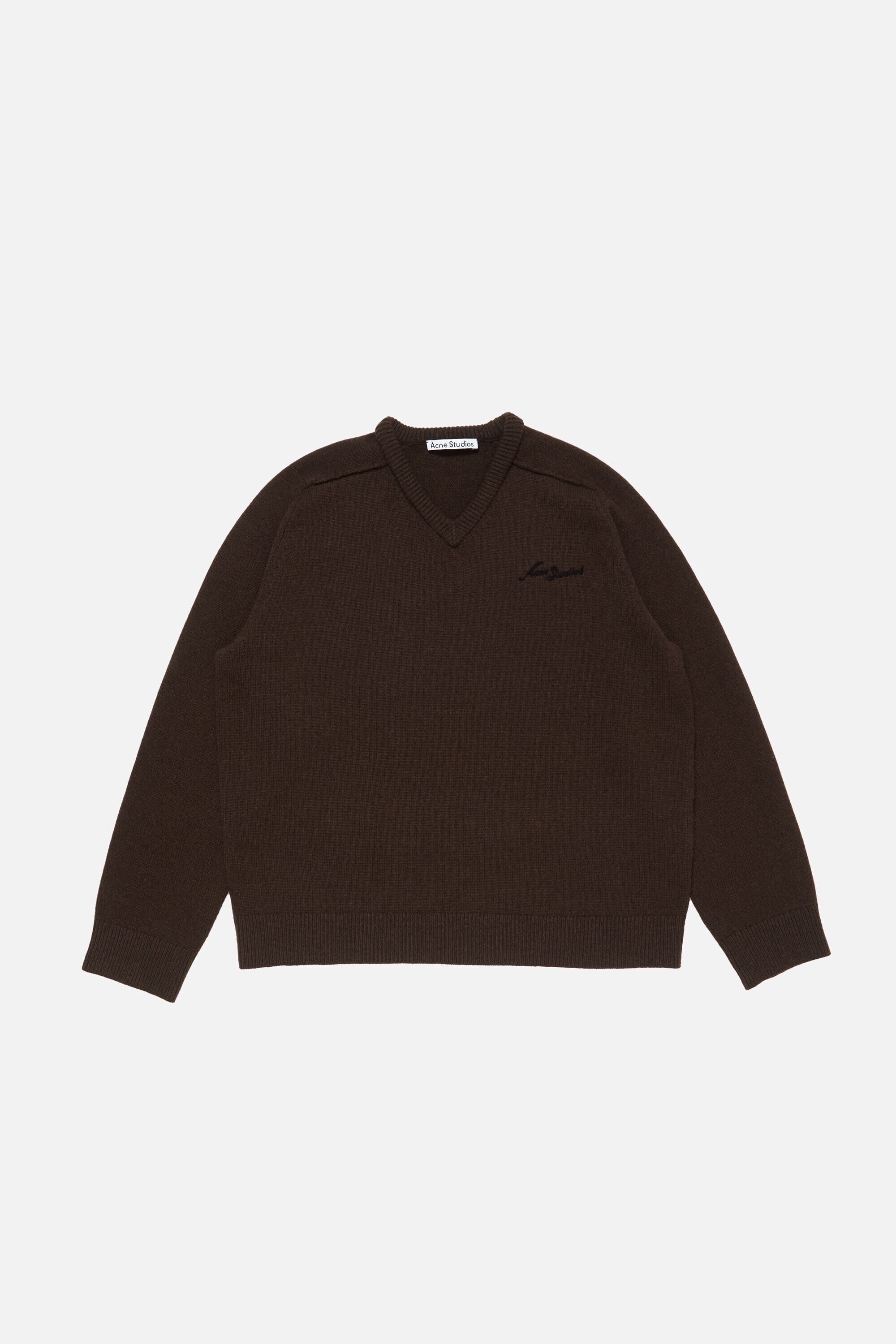 Acne Studios Vネックウールセーター