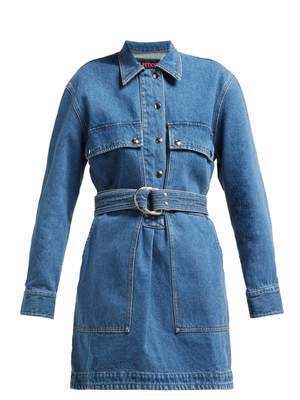 La Fetiche Betty ベルテッド デニムミニドレス
