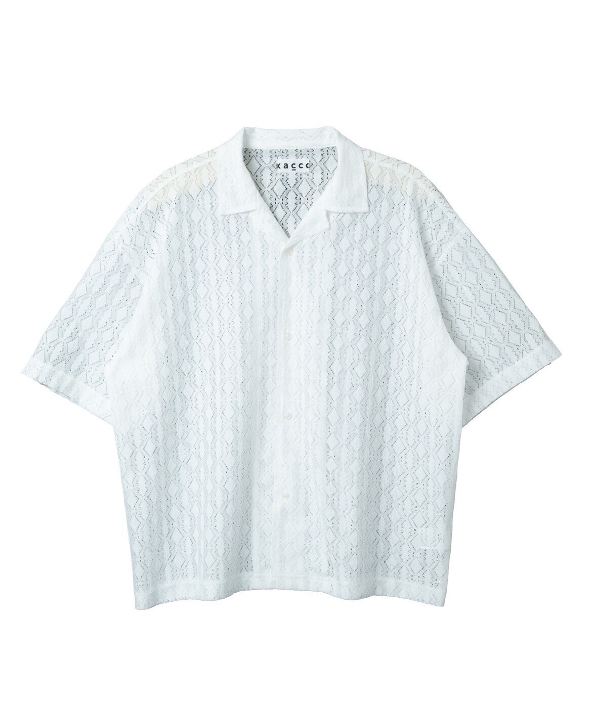 KACCO SHEER LACE SHIRTS / レースシアーシャツ