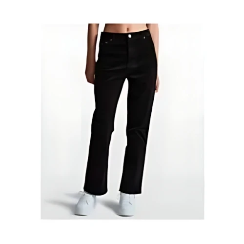 Tommy Jeans コーデュロイハイライズセミブーツカットパンツ
