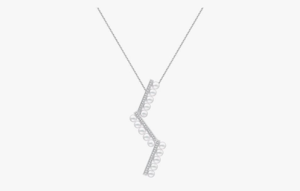 TASAKI バランス アーム ダイヤモンド パヴェ ペンダント
