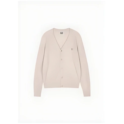 MARITHE FRANCOIS GIRBAUD V NECK MERINO WOOL CARDIGAN