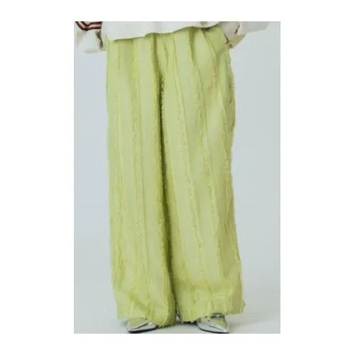 ROSE BUD EASY JACQUARD PANTS