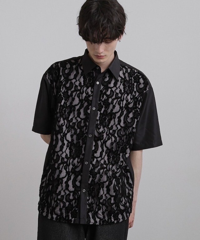 tk.TAKEO KIKUCHI 半袖レースシャツ