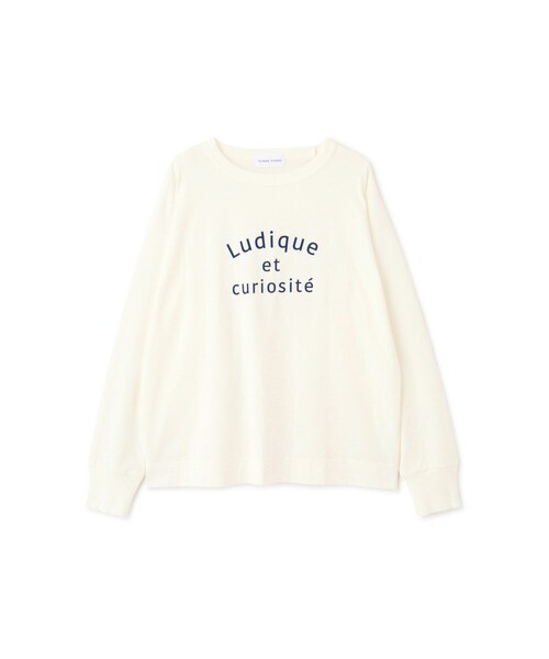 HUMAN WOMAN プレッピーロゴTシャツ