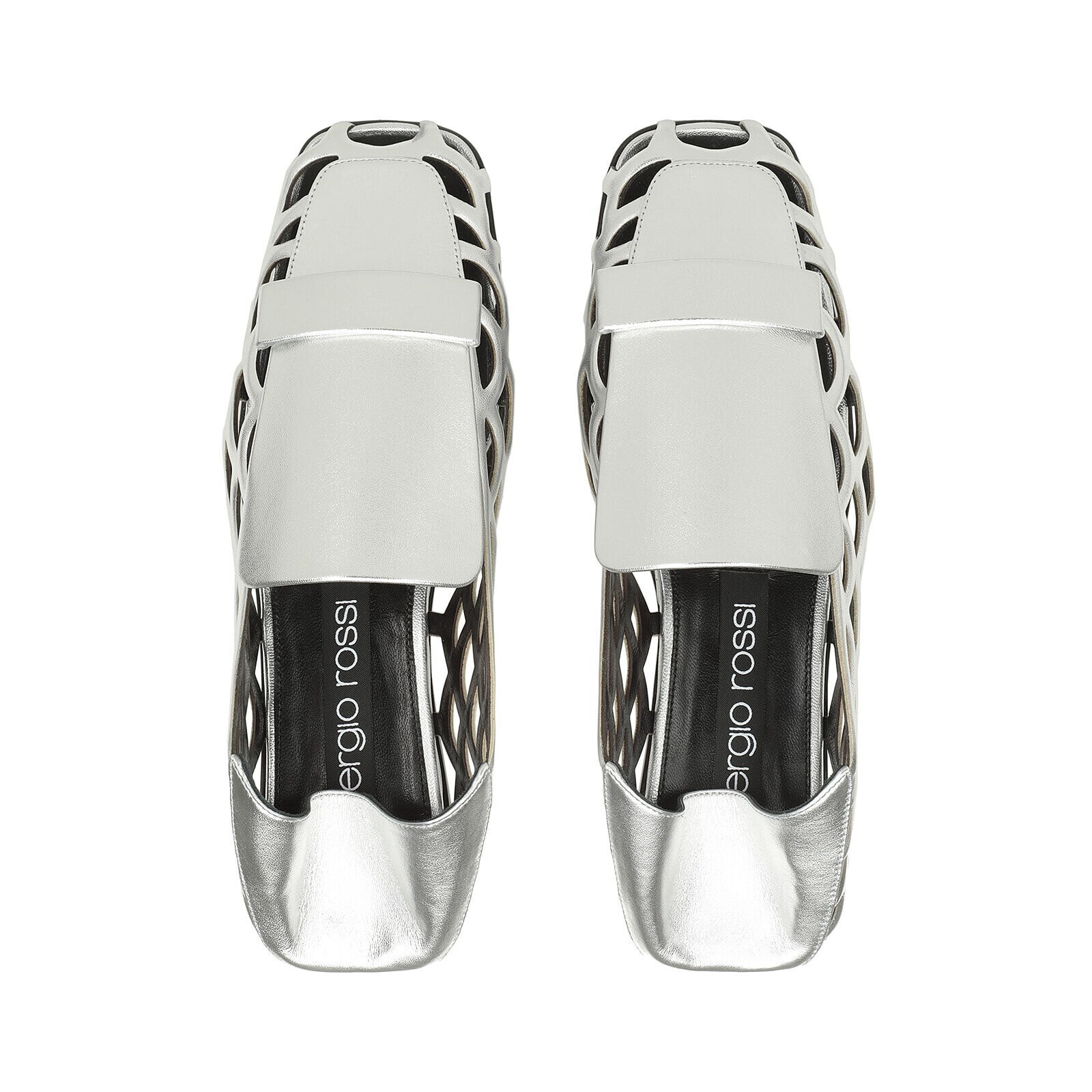 sergio rossi SRI MERMAID - SLIPPERSARGENTO