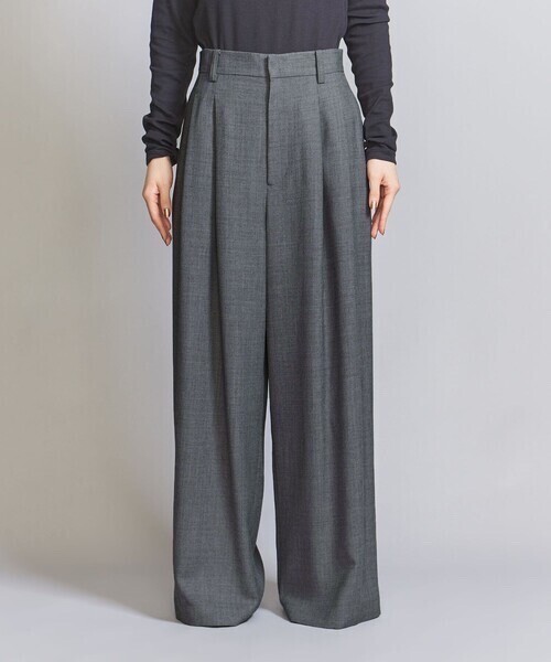 BEAUTY&YOUTH UNITED ARROWS タック ワイドパンツ