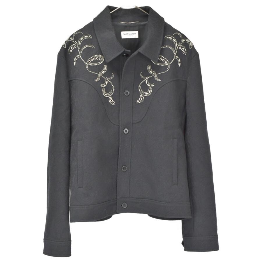 SAINT LAURENT アラベスクスタッズジャケット