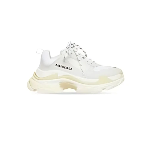 Balenciaga WOMEN'S TRIPLE S SNEAKER IN WHITE