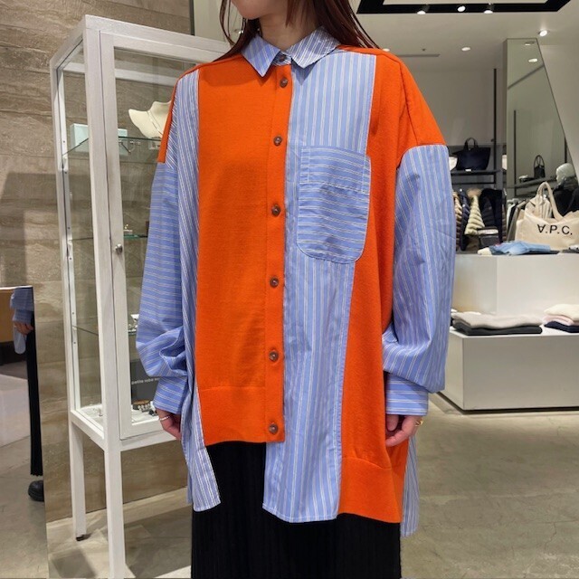 ENFOLD KNIT CARDIGAN SHIRT