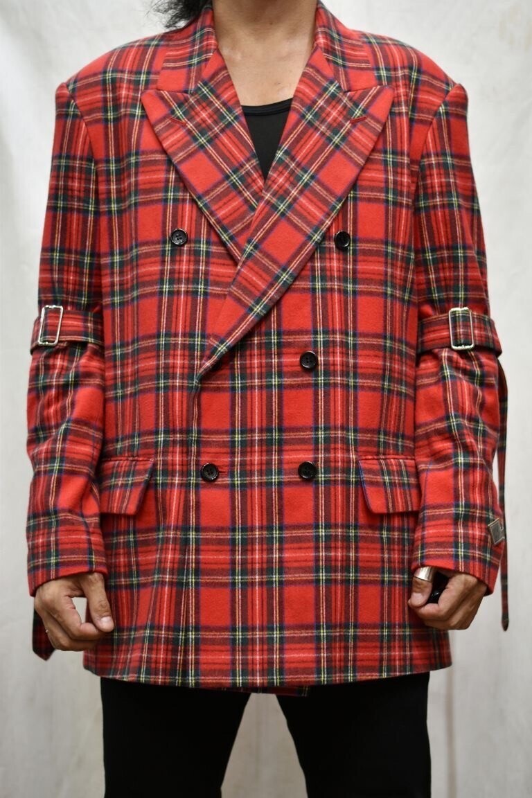 el conductorH BELTEDBONDAGE DOUBLE BREASTED JKT