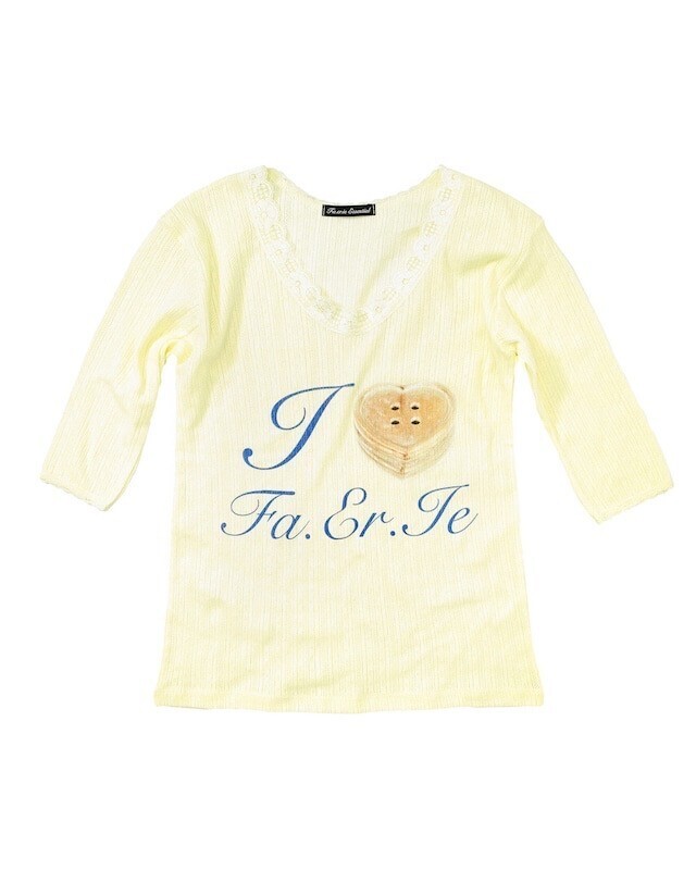 fa.er.ie [F.E.E.S] I ❦ fa.er.ie lace T-shirt (lemon)
