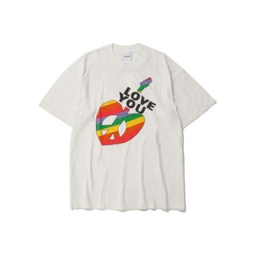READYMADE SS T-SHIRT PEACE/WHITE(RE-CO-WH-00-00-274)