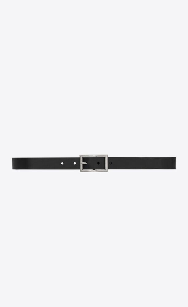 SAINT LAURENT レクタンギュラーバックルベルト