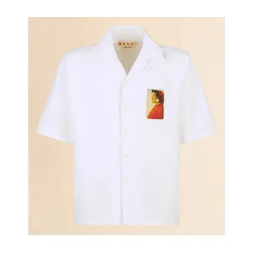 MARNI ポプリン製ボウリングシャツ