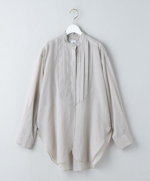 6(ROKU) COTTON SUKE DRESS SHIRT