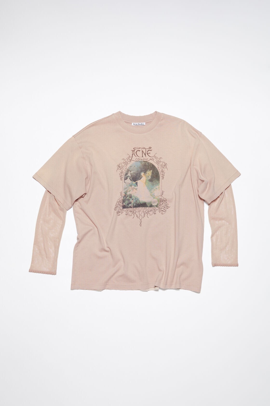 Acne Studios レイヤードロゴTシャツ