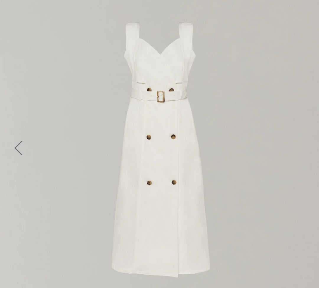 AKIRANAKA Jimena assembled panel dress WH