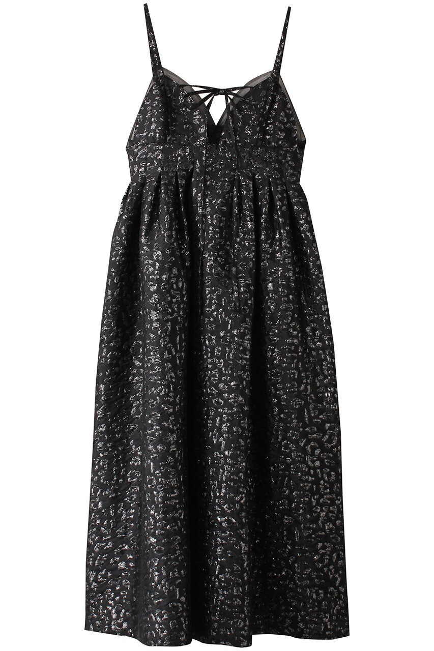 MAISON  SPECIAL Lame Jacquard Volume Silhouette Dress/ラメジャガードボリュームワンピース