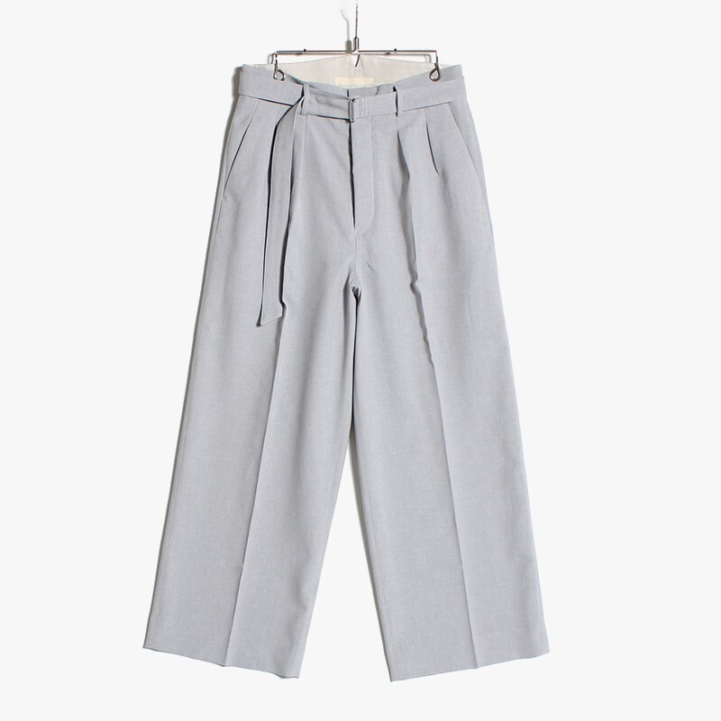 ANEI F.E.WIDE SLACKS -ICE GREY-