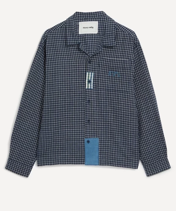 STORY mfg. Greetings Shirt LS - Check Scarecrow